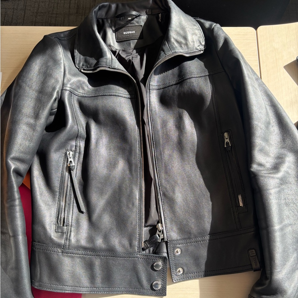 RUDSAK Black Leather Jacket